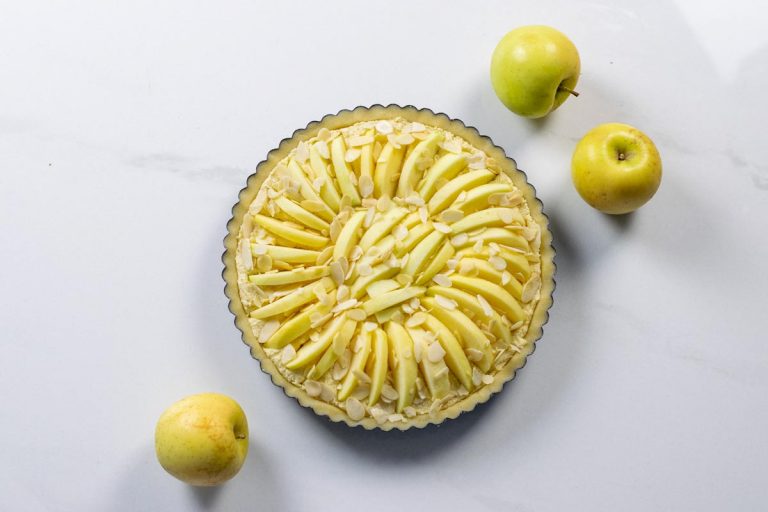 crostata mele e mandorle