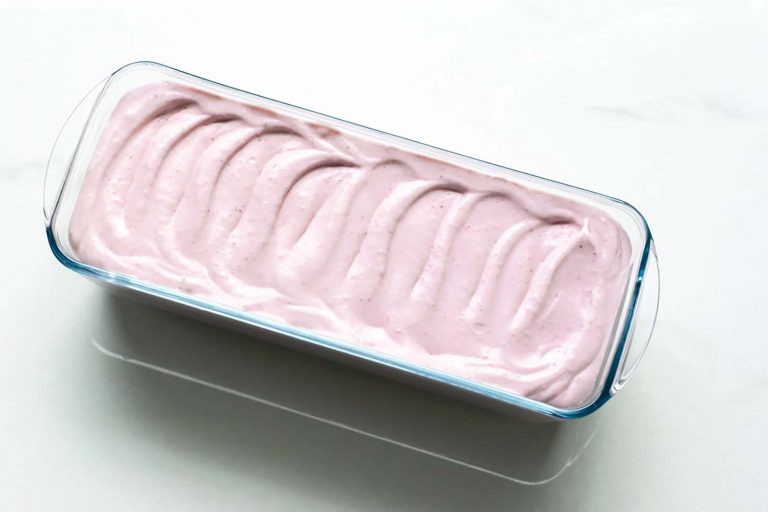 gelato alla fragola senza gelatiera