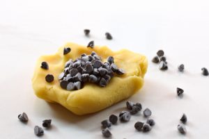 pasta frolla con gocce di cioccolato