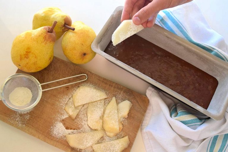 plumcake cioccolato pere ricetta