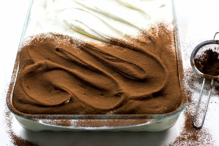 tiramisù con cacao