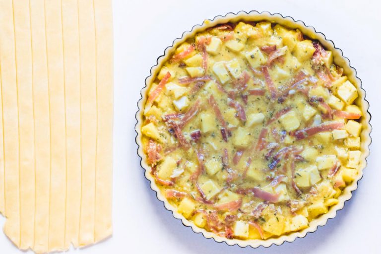 torta salata con speck