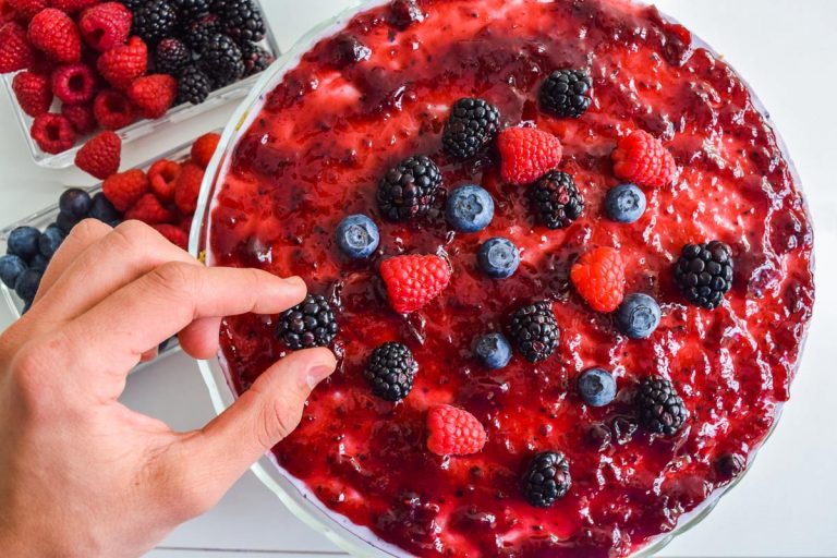 cheesecake ai frutti di bosco