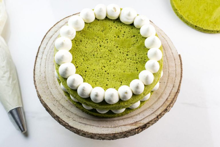 torta al the matcha