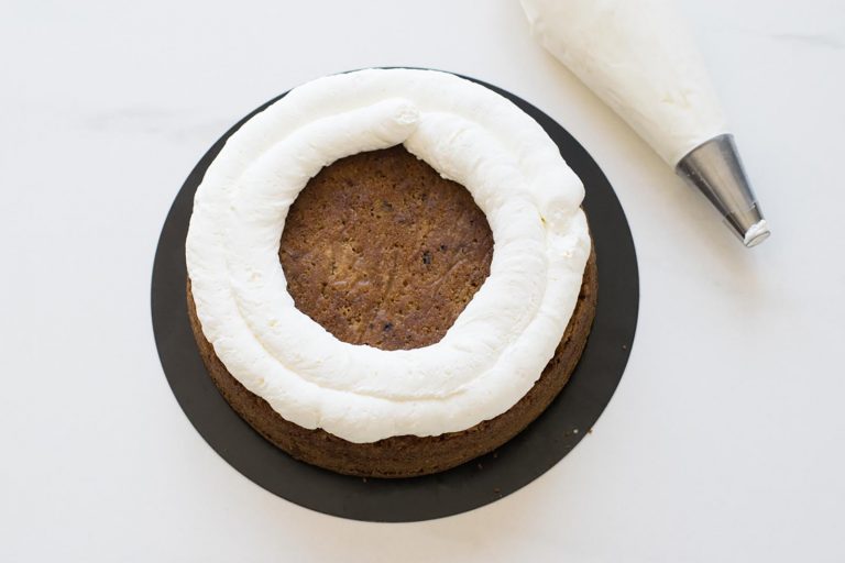 torta di carote con cream cheese