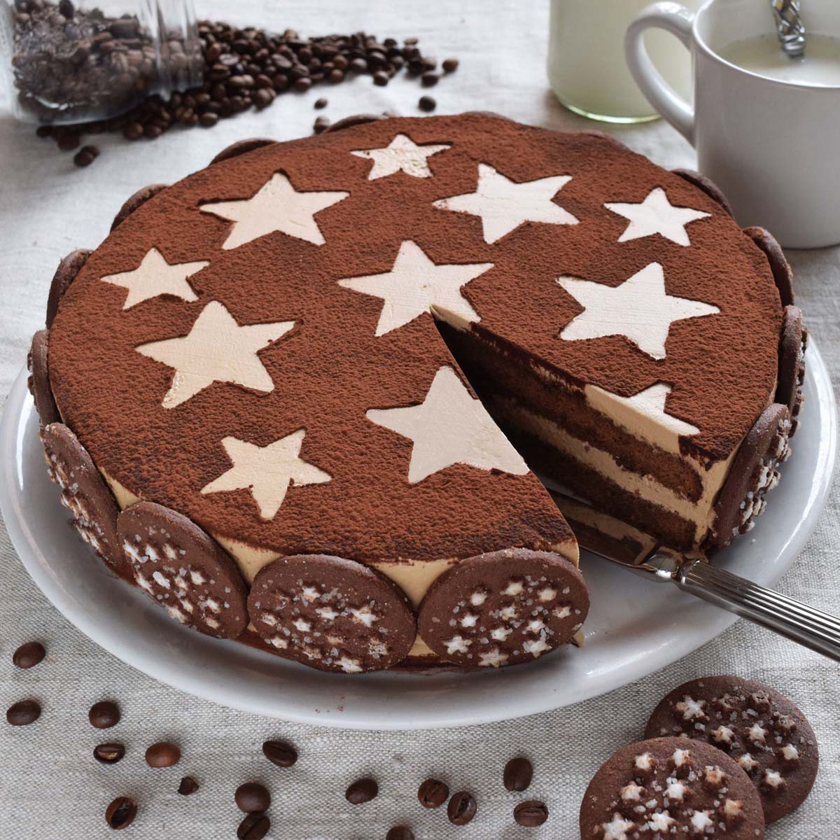 Torta Pan di Stelle al caffè - Lucake