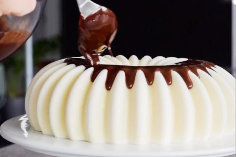 torta panna cotta al cioccolato