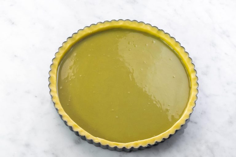 crostata alla crema di pistacchio