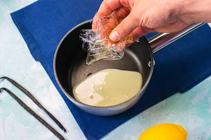 torta paradiso con crema al latte condensato