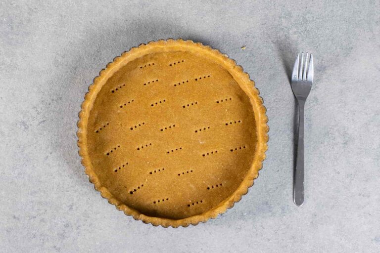 crostata con olio di semi