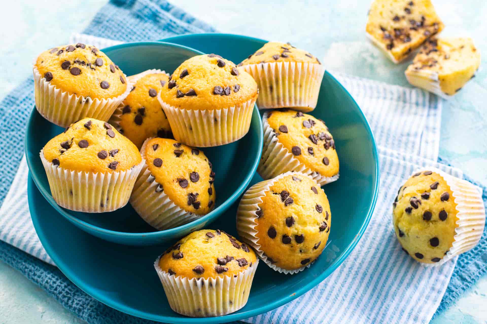 Muffin con gocce di cioccolato - Lucake