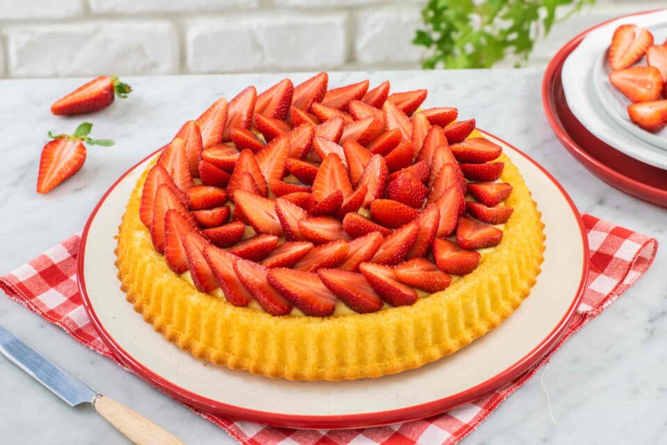 Crostata morbida alle fragole - Lucake