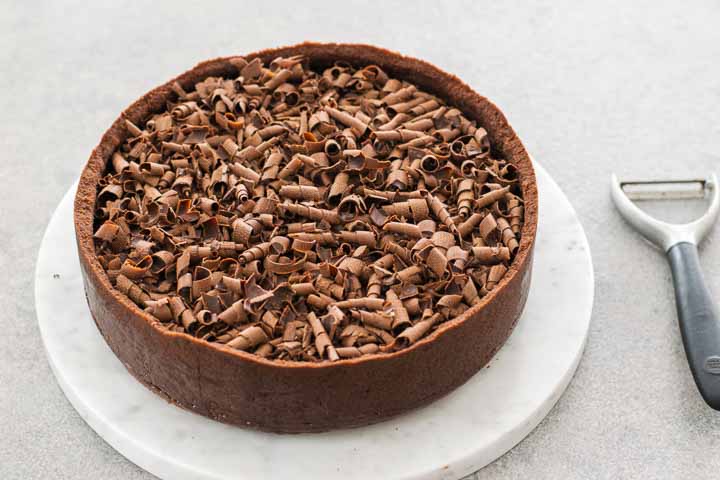 cheesecake al cioccolato cotta