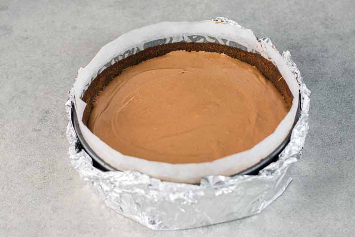 cheesecake cotta cioccolato