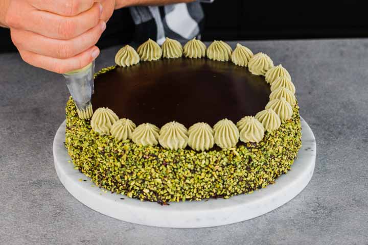 torta cioccolato e pistacchio