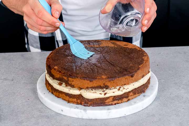 torta pan di stelle con pan di spagna