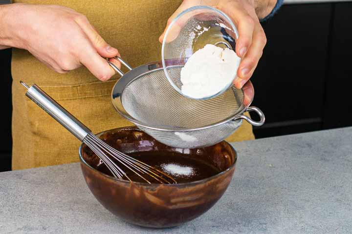 tortino con cuore caldo friggitrice ad aria