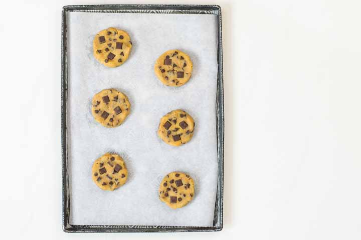 ricetta cookies con gocce di cioccolato