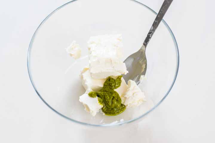 antipasti con pesto