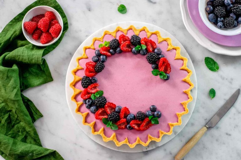 crostata con frutti di bosco