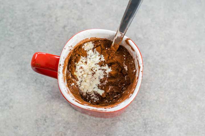 torta nella tazza