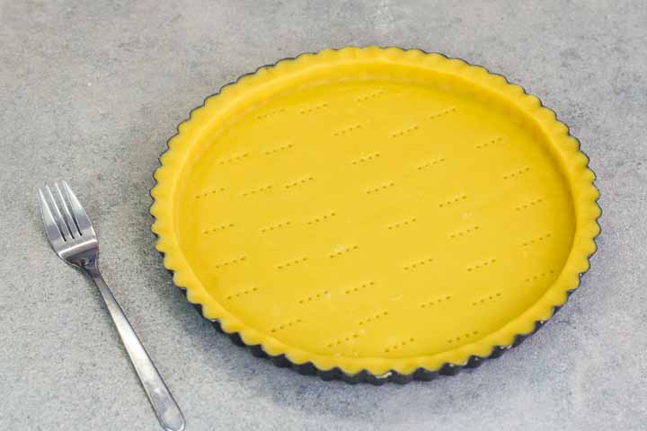 crostata con fragole