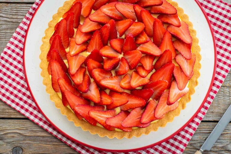 crostata di fragole