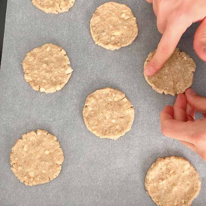 biscotti con fiocchi d'avena