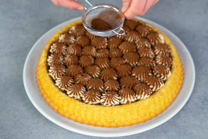 crostata morbida al tiramisù