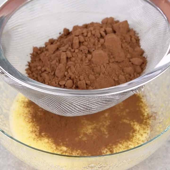 crostata cacao e amaretti