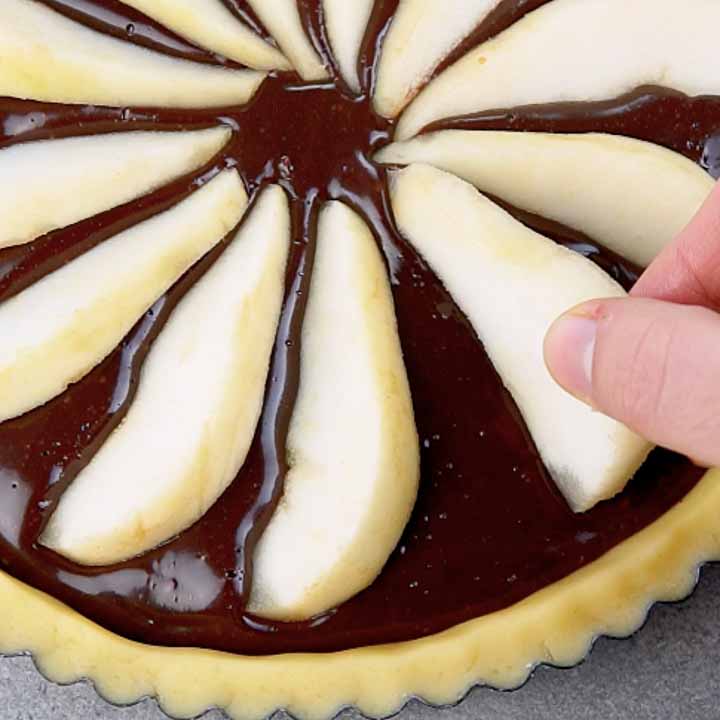 crostata cioccolato e pere