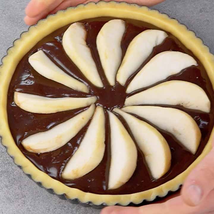crostata con le pere