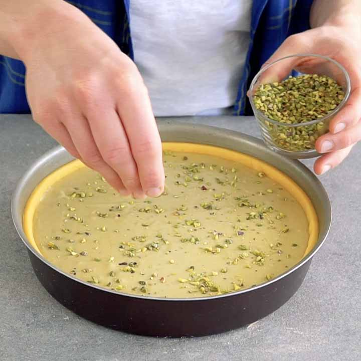crostata di pistacchi