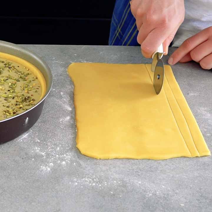 pastiera ricotta e pistacchio