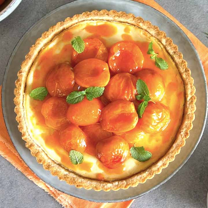 torta con albicocche