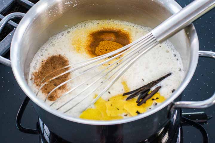 crema pasticcera con latte di soia
