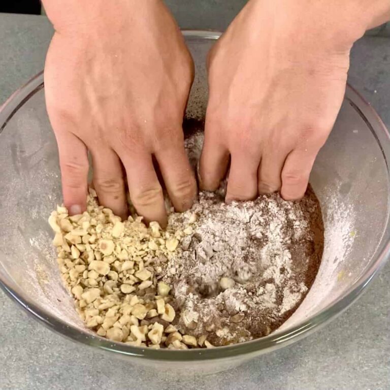 sbriciolata con ricotta e gocce di cioccolato