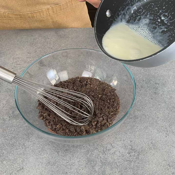 ganache al cioccolato sacher