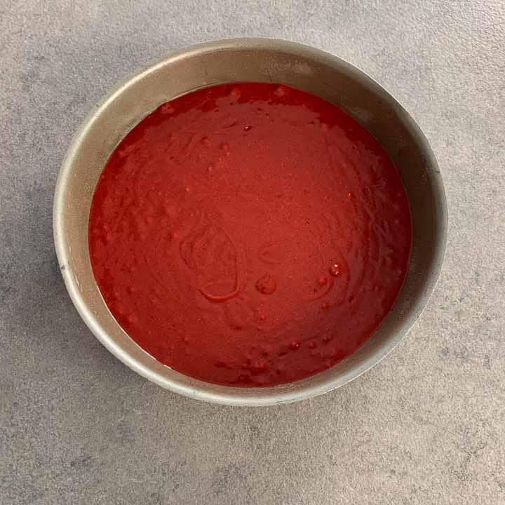 red velvet cheesecake ricetta