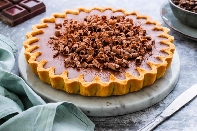 crostata al caffè e cioccolato