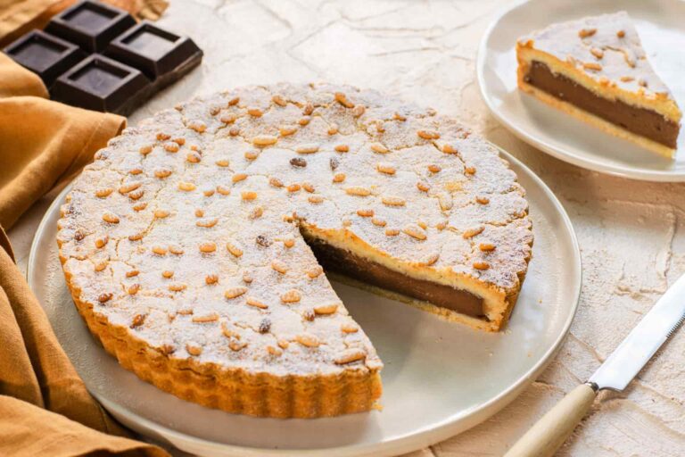 torta della nonna al cioccolato