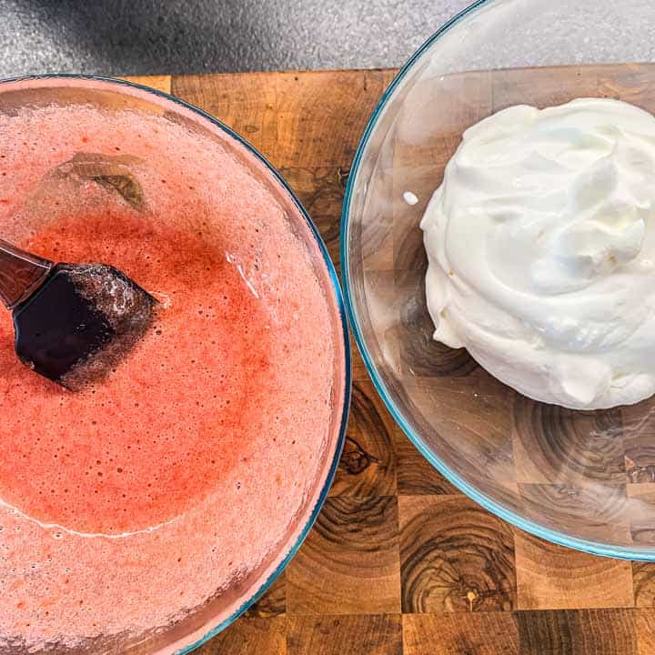 coppa mousse di fragole