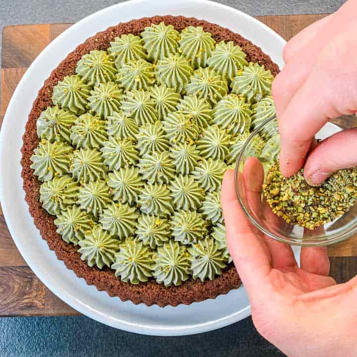 crostata morbida al pistacchio