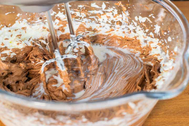 frosting al cioccolato