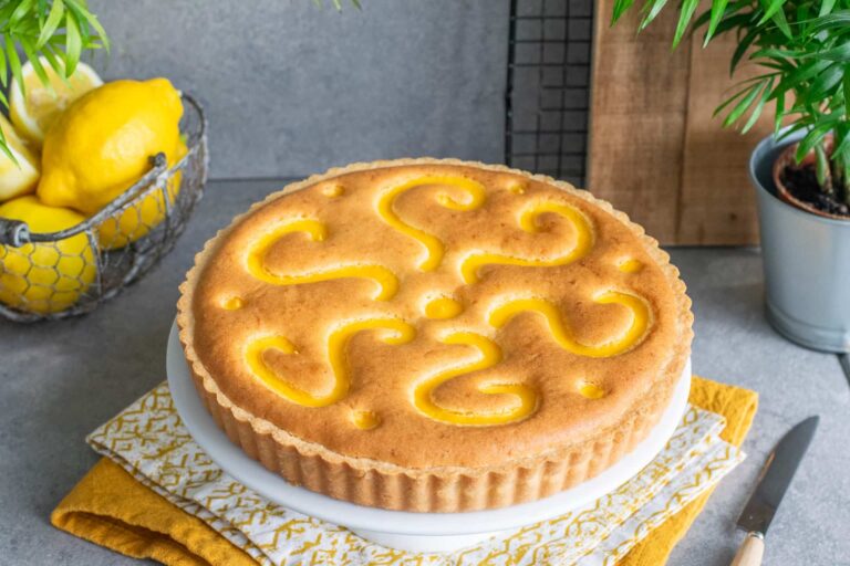 torta con crema al limone