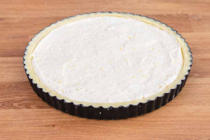 torta con crema pasticcera al limone