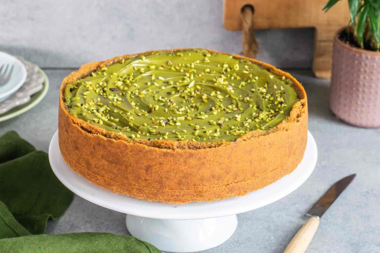 cheesecake cotta al pistacchio
