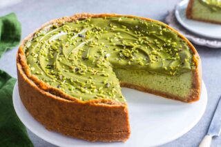 cheesecake cotta al pistacchio