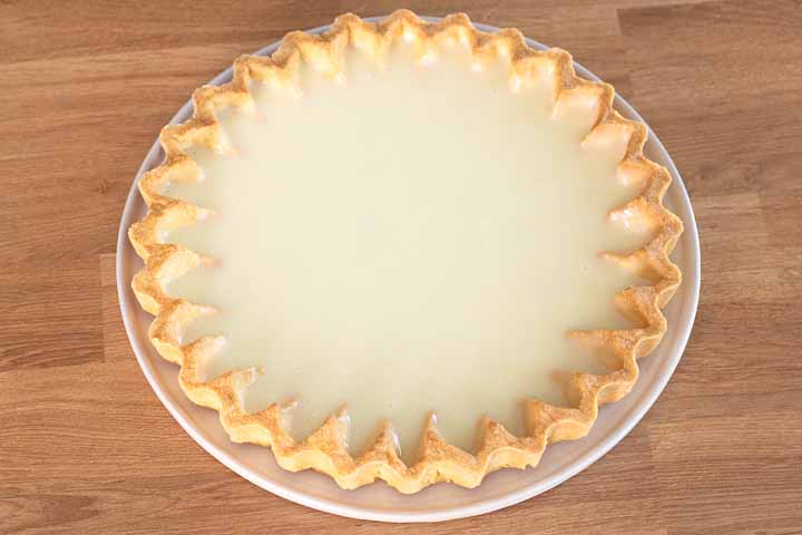 crostata con ganache al cioccolato