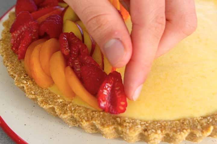 crostata con la frutta fresca